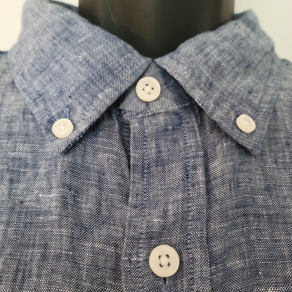 Nautica Linen Short Sleeve Shirt - Picture 10 of 10